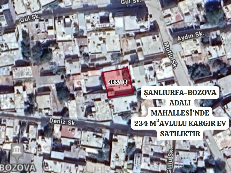 ŞANLIURFA BOZOVA GÖLBAŞI(ADALI) MH’NDE 234 M² AAVLULU KERPİÇ EV SATILIKTIR - ŞANLIURFA BOZOVA fotoğraf 3